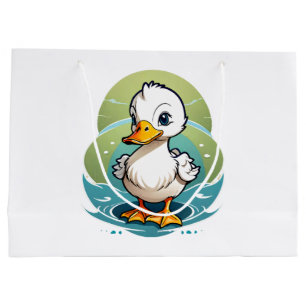 Sacola Para Presentes Grande pato branco