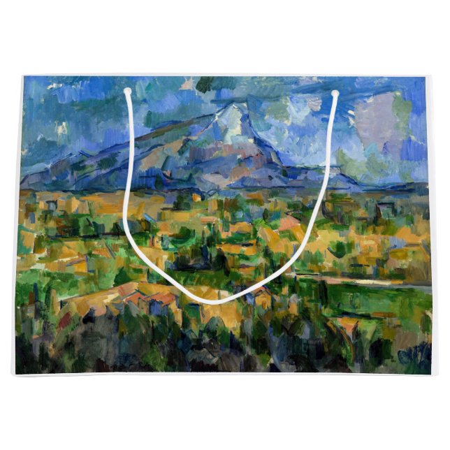 Sacola Para Presentes Grande Paul Cezanne - Mont Sainte-Victoire (Frente)