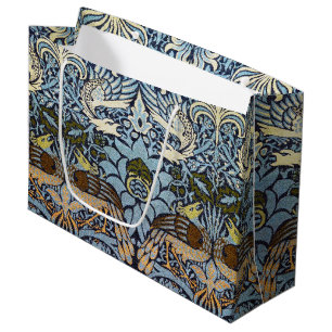 Sacola Para Presentes Grande Peacock e Dragon, William Morris Large Gift Bag