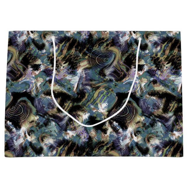 Sacola Para Presentes Grande Peixe marmoreado (Frente)