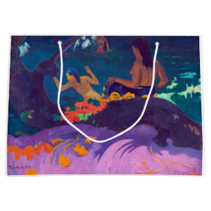 Sacola Para Presentes Grande Pelo mar, Gauguin