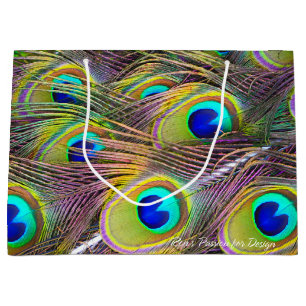 Sacola Para Presentes Grande Penas 5 do pavão