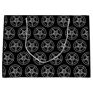 Sacola Para Presentes Grande Pentagrama do Baphomet
