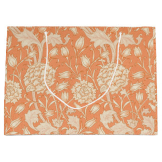 Sacola Para Presentes Grande Pêonias e Tulipas Selvagens em Saco-Presente de Co