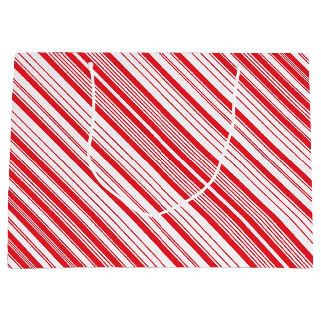 Sacola Para Presentes Grande Peppermint - Grande Saco de Presente (Frente)