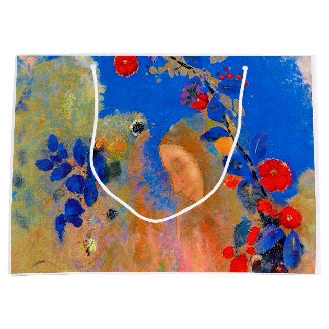 Sacola Para Presentes Grande Perfil debaixo de um arco, Redon (Frente)