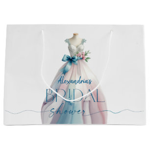 Sacola Para Presentes Grande Personalizar Vestido de Chuveiro de Noiva