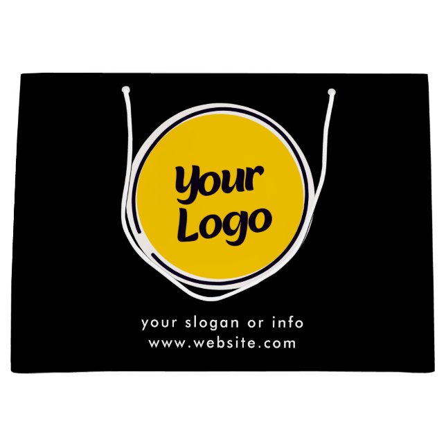 Sacola Para Presentes Grande Personalized Company Logo  | Custom Business Gift  (Frente)