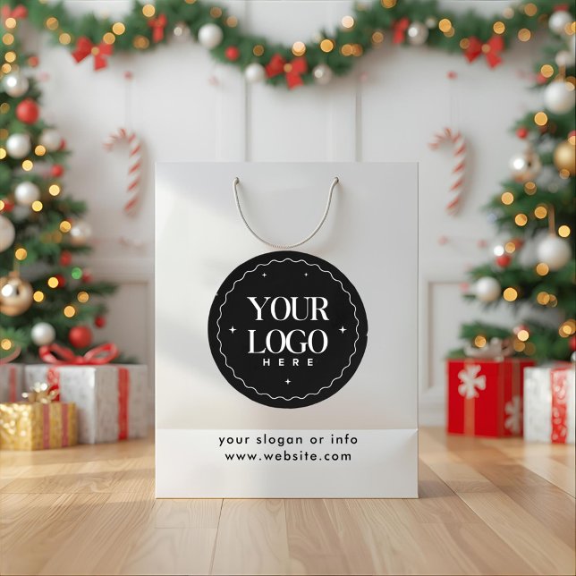 Sacola Para Presentes Grande Personalized Company Logo  | Custom Business Gift  (Criador carregado)