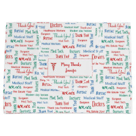 Sacola Para Presentes Grande Pessoal Médico Personalizado Obrigado