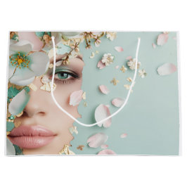 Sacola Para Presentes Grande Petal Awakening