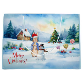 Sacola Para Presentes Grande Peter, a casa de pão Ginger