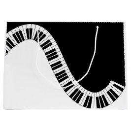 Sacola Para Presentes Grande Piano - Saco de Presente Musical