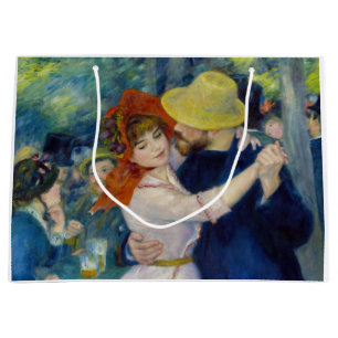 Sacola Para Presentes Grande Pierre-Auguste Renoir - Dança em Bougal