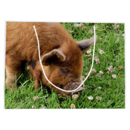 SACOLA PARA PRESENTES GRANDE PIG CUTO