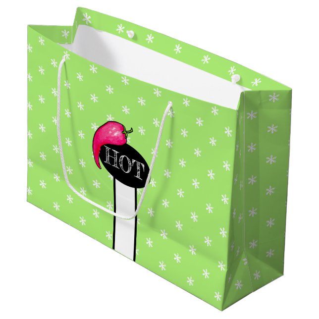 Sacola Para Presentes Grande Pimenta (Frente inclinada)