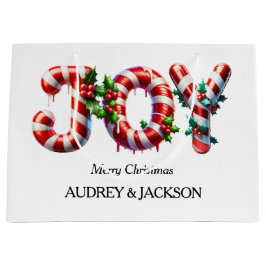 Sacola Para Presentes Grande Pimenta-de-menta-de-pimenta