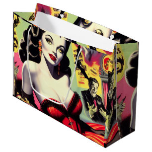 Sacola Para Presentes Grande Pin-up de Beauty Vampire