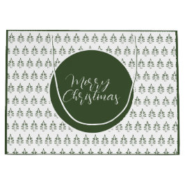 Sacola Para Presentes Grande Pino verde de árvore de Natal