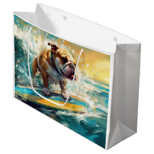 Sacola Para Presentes Grande Pintura de Navegação em Balão
