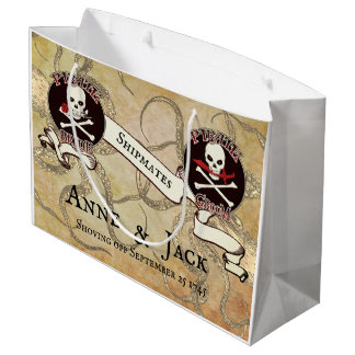 Sacola Para Presentes Grande Pirate Wedding