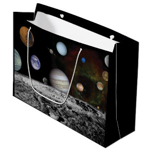 Sacola Para Presentes Grande Planetas do sistema solar