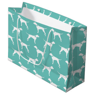 Sacola Para Presentes Grande Pointer Dog Puppy English Setter