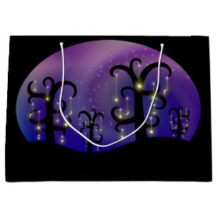 Sacola Para Presentes Grande Pomar de Estrelas - Saco do Presente