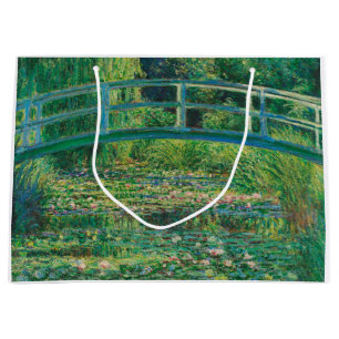Sacola Para Presentes Grande Ponte Japonesa (Water-Lily Pond), Monet