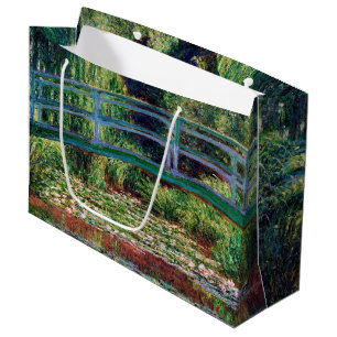 Sacola Para Presentes Grande Ponte Japonesa (Water-Lily Pond), Monet