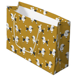 Sacola Para Presentes Grande Poodle
