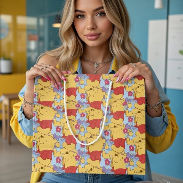 Sacola Para Presentes Grande Pooh (Criador carregado)