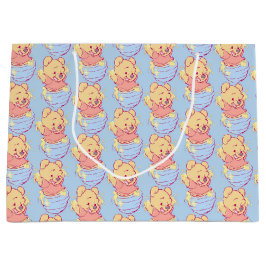 Sacola Para Presentes Grande Pooh Large Gift Bag