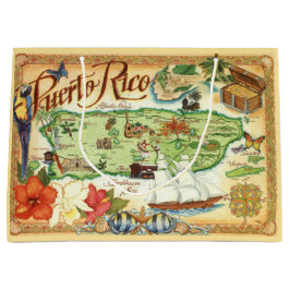 Sacola Para Presentes Grande Porto Rico Gift Bag