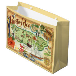 Sacola Para Presentes Grande Porto Rico Gift Bag
