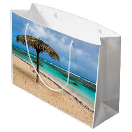 Sacola Para Presentes Grande praia de Anse des Rochers