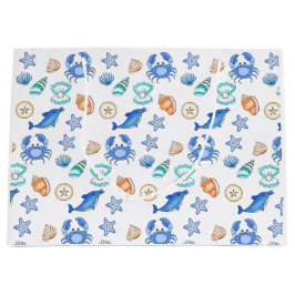 Sacola Para Presentes Grande Praia - Parto ou Chá de fraldas