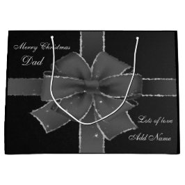 Sacola Para Presentes Grande Presente de Natal personalizado para o Papai