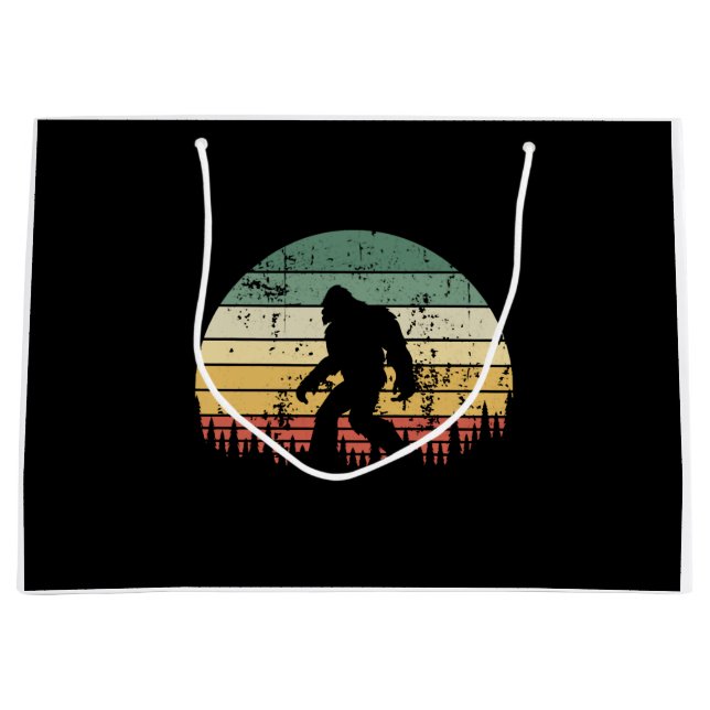 Sacola Para Presentes Grande Presente Retroativo do Pé-Grande (Frente)