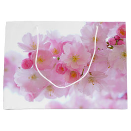 Sacola Para Presentes Grande Primavera - Cherry Blossoms