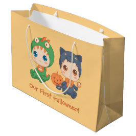 Sacola Para Presentes Grande Primeiro Bebê de Halloween