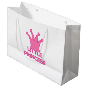 Sacola Para Presentes Grande princesa pequena - um bebê real!