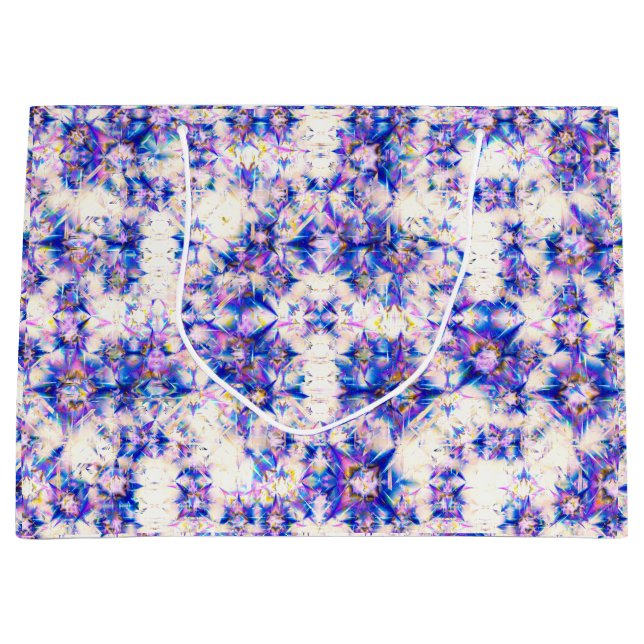 Sacola Para Presentes Grande Prism Crystal Christmas  (Frente)