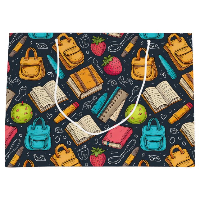 Sacola Para Presentes Grande Professor - Bolsa de Presente Escolar (Frente)