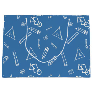 Sacola Para Presentes Grande Professor de Arte Pré-Escolar Bom Fim do Ano Profe