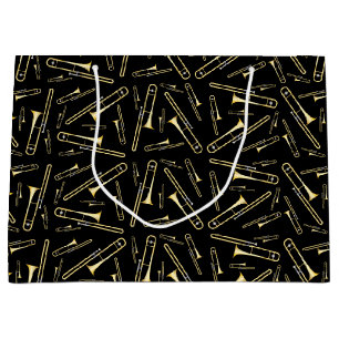 Sacola Para Presentes Grande Professor de Bandas Musical de Trombone