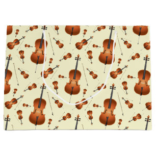 Sacola Para Presentes Grande Professor de Música Cello