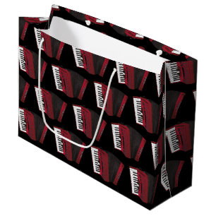Sacola Para Presentes Grande Professor de Música Musical Accordion Instrumento