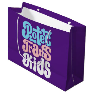 Sacola Para Presentes Grande Proteger Sacos de Presente para Crianças Trans