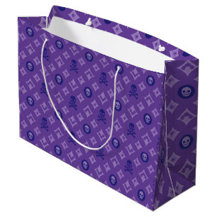 Sacola Para Presentes Grande Púrpura Halloween Louis Vuitton Padrão